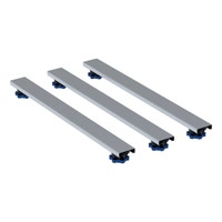 Immagine di Geberit Set piedini Geberit L.62.5 P.7.3 H.6.2-12 cm, e traverse di fissaggio per piatto doccia in resin stone, fino a 140 cm 554.955.00.1