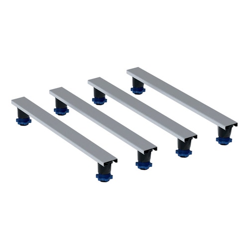 Immagine di Geberit Set piedini Geberit L.62.5 P.7.3 H.9.2-21 cm, e traverse di fissaggio per piatto doccia in resin stone, a partire da 140 cm 554.956.00.2