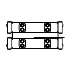 Immagine di Vaillant Supporto a parete per 2 aguaFLOW VPM /2 W 0010014301