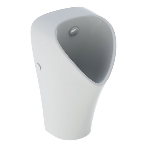 Immagine di Geberit ORINATOIO NARVA sospeso, senza brida, entrata acqua posteriore, scarico posteriore o in basso, colore bianco finitura KeraTect 501.655.00.8