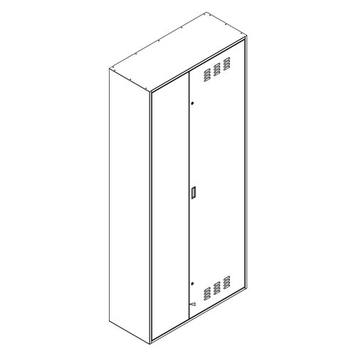 Immagine di Toshiba Kit ESTIA BOX R32 con armadio autoportante montato E-BOX 200 verniciato, accumulo ACS 200L E-BOX e accumulo H2O IMP 28L E-BOX G3-AV+G3-L-200C+G3-350222+G3-T-R32+HWB-T-SENS