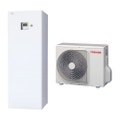 Immagine di Toshiba ESTIA R32 Sistema composto da pompa di calore Inverter 6 kW monofase, con unità idronica All-In-One 210 litri, 1 zona, con resistenza elettrica ausiliaria da 6 kW HWT-602S21SM6W-E+HWT-601HW-E