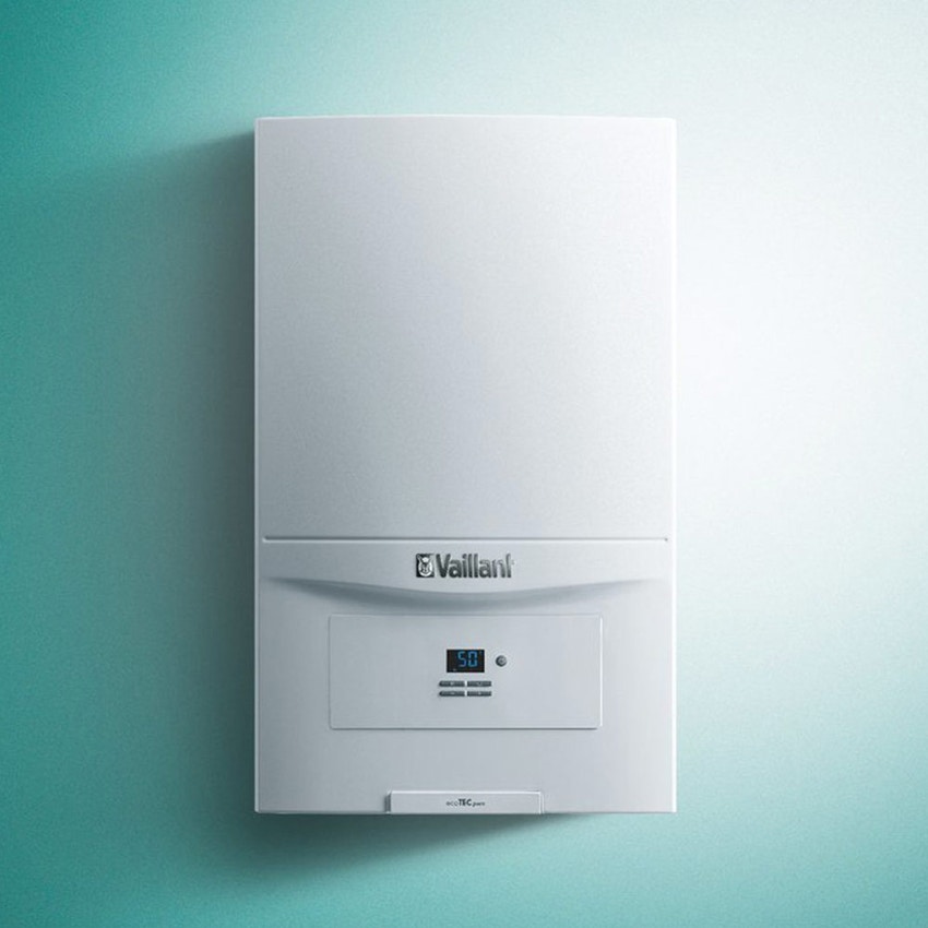 Immagine di Vaillant ecoTEC pure VMW 246/7-2 Caldaia murale a condensazione combinata da interno per riscaldamento e acqua calda sanitaria, abbinata a vSMART WiFi 0010047118