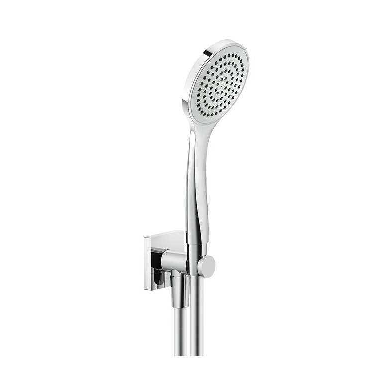 Gessi EMPORIO SHOWER set doccia con presa acqua, doccetta anticalcare e flessibile 150 cm, finitura cromo 47323#031