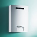 Immagine di Vaillant outsideMAG 128/1-5 RT Scaldabagno Low NOx a camera stagna per esterno, comando remoto incluso 0010022465
