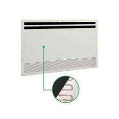 Immagine di Olimpia Splendid Pannello frontale di chiusura radiante per installazione ad incasso Bi2 SLIR 200 (da abbinare al kit cassaforma), colore bianco B0950