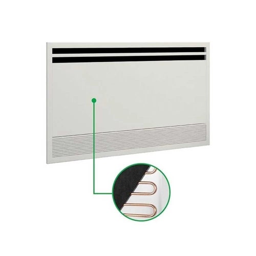 Immagine di Olimpia Splendid Pannello frontale di chiusura radiante per installazione ad incasso Bi2 SLIR 800 (da abbinare al kit cassaforma), colore bianco B0953