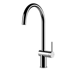 Immagine di Gessi INEDITO miscelatore monocomando girevole, per lavello, finitura cromo 60411#031