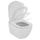 Ideal Standard TESI vaso sospeso RmLS+ con sedile slim con chiusura rallentata e fissaggi nascosti, colore bianco T536001