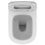 Immagine di Ideal Standard TESI vaso a pavimento AquaBlade® universale filo parete, con sedile slim senza chiusura rallentata, colore bianco T353701