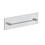 Immagine di Gessi 316 ACCESSORIES maniglia e portasalvietta L.45 cm, installazione su vetro, finitura steel brushed 54923#239