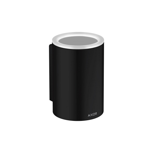Immagine di Axor UNIVERSAL CIRCULAR bicchiere porta spazzolino, colore nero finitura opaco 42804670