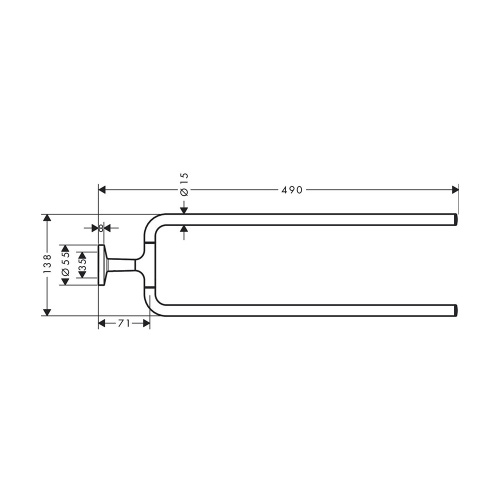 AXOR Accessori: AXOR Universal Circular, Cestino spazzatura, Cod.art.  42872000