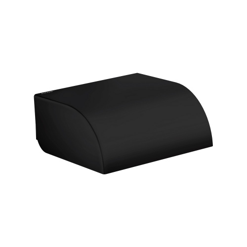 Immagine di Axor UNIVERSAL CIRCULAR porta rotolo con copertura, colore nero finitura opaco 42858670