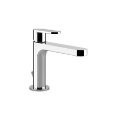 Immagine di Gessi VIA BAGUTTA miscelatore lavabo con scarico e flessibili di collegamento, con risparmio energetico, finitura cromo 29905#031