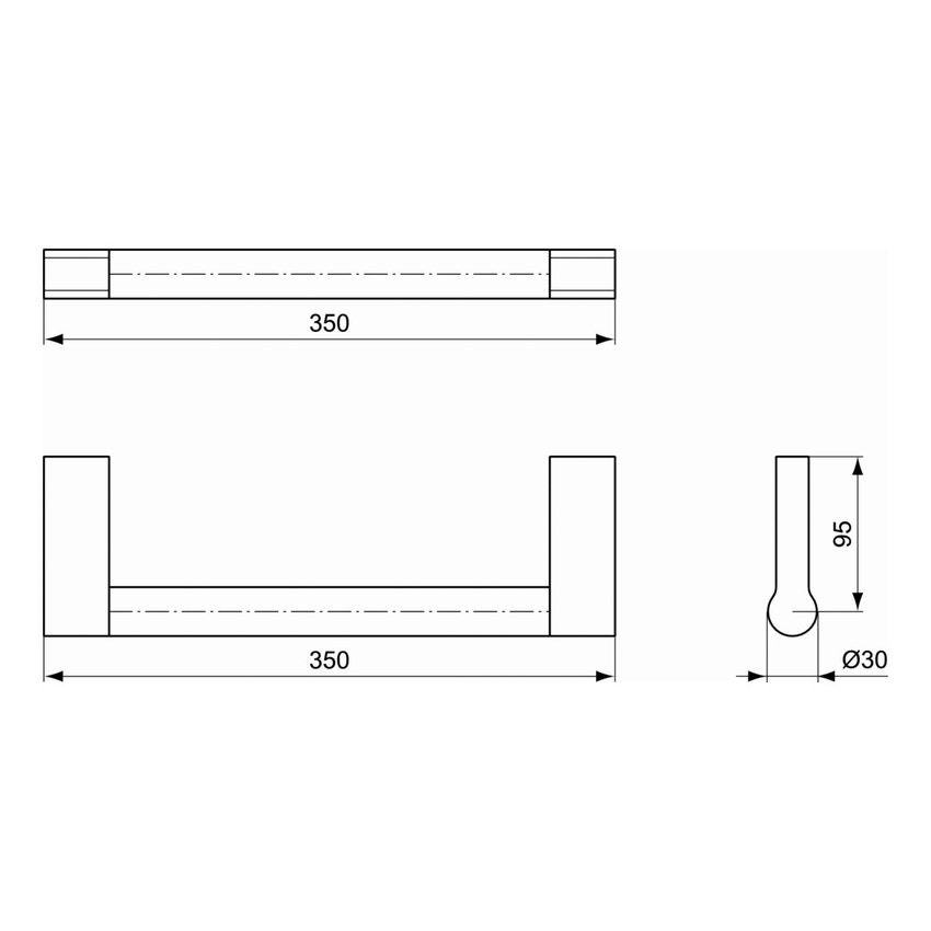 Immagine di Ideal Standard CONNECT maniglione, finitura cromo A9159AA