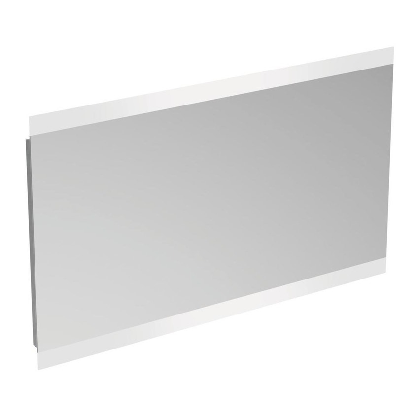 Immagine di Ideal Standard Specchio L.120 H.70 P.2.6 cm con luce a LED integrata superiore ed inferiore, finitura a specchio T3349BH