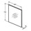 Immagine di Ideal Standard Specchio L.60 H.70 P.2.6 cm, finitura a specchio T3355BH