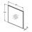 Immagine di Ideal Standard Specchio L.70 H.70 P.2.6 cm, finitura a specchio T3356BH