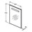 Immagine di Ideal Standard Specchio L.50 H.70 P.2.6 cm, con luce a LED superiore integrata, finitura a specchio T3339BH