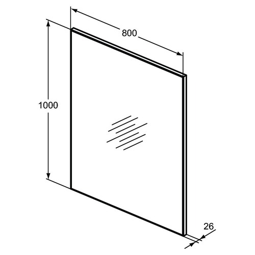 Immagine di Ideal Standard soluzione bagno completo, sanitari sospesi, lavabo con mobile 80 cm, doccia rettangolare 120x80 cm, colore bianco, rubinetteria finitura cromo SING11