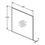 Immagine di Ideal Standard Specchio senza telaio L.70 H.70 cm, finitura a specchio T3367BH