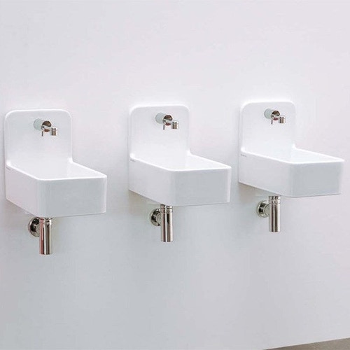 Immagine di Flaminia MINIWASH 25 lavabo 25 cm sospeso, monoforo, senza troppopieno, colore bianco finitura lucido MWL25