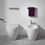 Immagine di Flaminia LINK vaso back to wall con sistema goclean®, scarico S/P, senza sedile, colore bianco finitura lucido LK117G