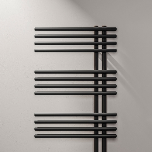 Immagine di Irsap FUNKY scaldasalviette, 34 tubi, 4 intervalli, H.181 L.50 P.6,2 cm, attacco destro, colore sablè finitura ruvido FRG050BY4IR01NNN