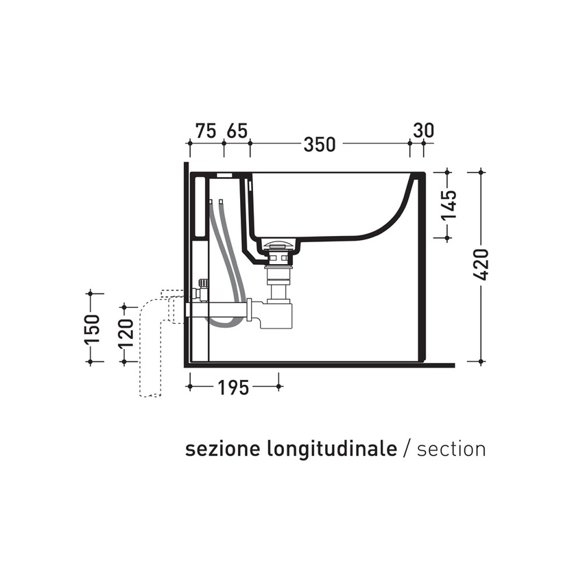 Immagine di Flaminia ASTRA set sanitari back to wall, vaso Plus con sistema goclean®, sedile a chiusura rallentata, bidet monoforo con troppopieno, colore bianco finitura lucido AS117RG-AS217-ASCW05