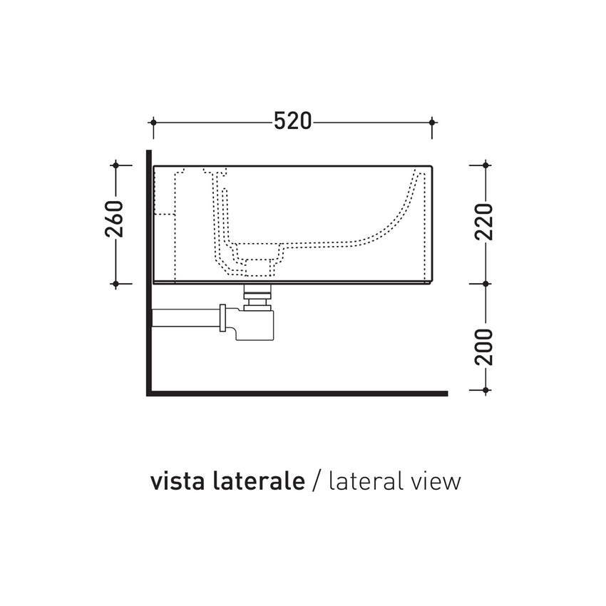 Immagine di Flaminia ASTRA bidet sospeso monoforo, con troppopieno, colore bianco AS218