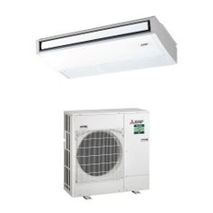 Immagine di Mitsubishi PCA-M KA2 PENSILE A SOFFITTO R32 Climatizzatore monosplit inverter | unità esterna 6.1 kW unità interna 21000 BTU PUZ-ZM60VHA2+PCA-M60KA2