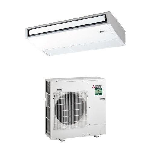 Immagine di Mitsubishi PCA-M KA2 PENSILE A SOFFITTO Climatizzatore monosplit inverter | unità esterna 6.1 kW unità interna 21000 BTU PUZ-ZM60VHA2+PCA-M60KA2