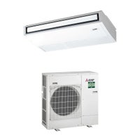 Immagine di Mitsubishi PCA-M KA2 PENSILE A SOFFITTO Climatizzatore monosplit inverter | unità esterna 7.1 kW unità interna 24000 BTU PUZ-ZM71VHA2+PCA-M71KA2