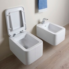 Immagine di Flaminia NILE vaso sospeso con sistema goclean®, senza sedile, colore bianco finitura lucido NL118G