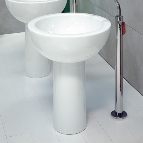 Immagine di Flaminia FONTE FONTANA 70 colonna per lavabo 70 cm, colore bianco finitura lucido FN70C