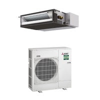 Immagine di Mitsubishi SEZ-M Canalizzabile compatta Climatizzatore canalizzabile monosplit inverter | unità esterna POWER INVERTER 7.1 kW unità interna 24000 BTU PUZ-ZM71VHA2+SEZ-M71DA2