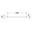 Immagine di Duravit Portasciugamani L.100.9 cm, profilo squadrato, finitura cromo 0030351000