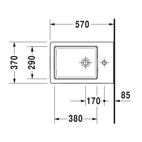 Immagine di Duravit VERO AIR bidet sospeso monoforo, con troppopieno, con bordo per rubinetteria, colore bianco 2274150000