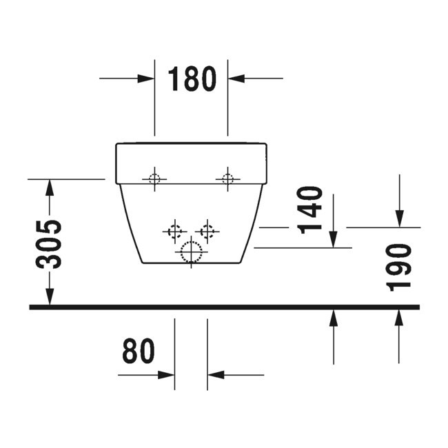 Immagine di Duravit VERO AIR bidet sospeso monoforo, con troppopieno, con bordo per rubinetteria, colore bianco 2274150000