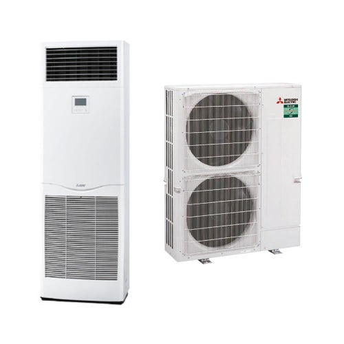 Immagine di Mitsubishi PSA-M COLONNA Climatizzatore a colonna monosplit Inverter | unità esterna 9.5 kW trifase unità interna 35000 BTU PUZ-ZM100YKA2+PSA-M100KA