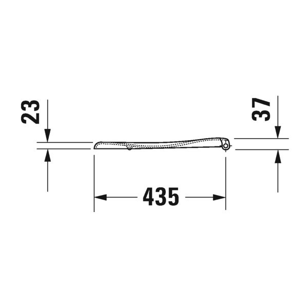 Immagine di Duravit DURAPLUS sedile con coperchio, senza chiusura rallentata, cerniere in plastica, colore bianco 0066300000