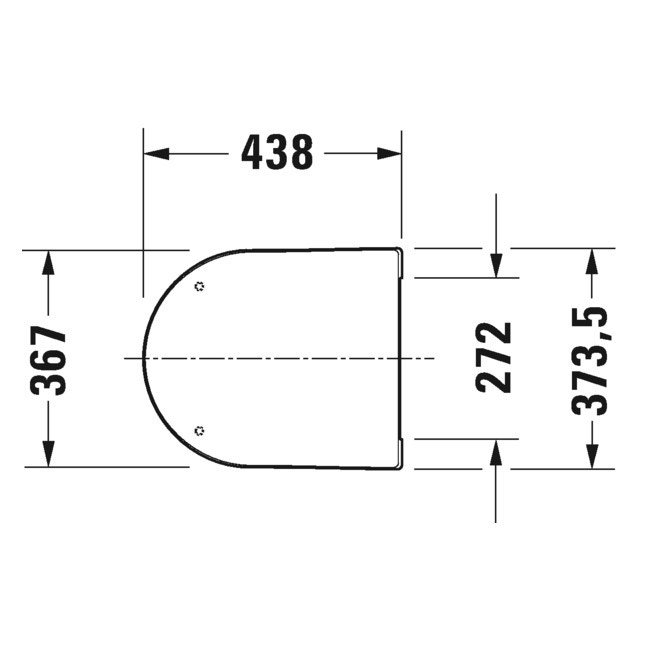 Immagine di Duravit ME BY STARCK COMPACT set vaso sospeso Rimless® senza brida P.48 cm, sedile con coperchio rimovibile, cerniere in acciaio inox con chiusura rallentata, colore bianco 45300900A1