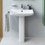 Immagine di Duravit P3 COMFORTS lavabo 65 cm, monoforo, con troppopieno, con bordo per rubinetteria, lato inferiore smaltato, colore bianco 2331650000