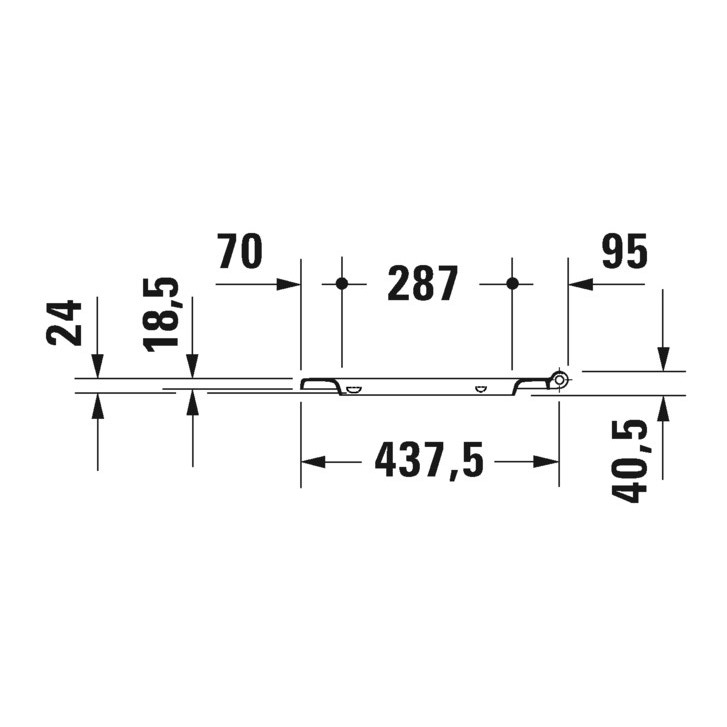 Immagine di Duravit P3 COMFORTS sedile con coperchio, cerniere in acciaio inox, con chiusura rallentata, colore bianco 0020390000