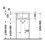 Immagine di Duravit STARCK 3 lavabo 48 cm monoforo, con troppopieno, con bordo per rubinetteria, lato inferiore smaltato, colore bianco 0303480000