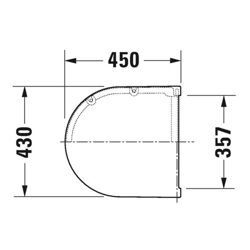 Immagine di Duravit STARCK 3 sedile con coperchio con cerniere in acciaio inox, senza chiusura rallentata, colore bianco 0067710000