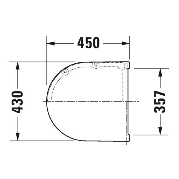 Immagine di Duravit STARCK 3 sedile con coperchio con cerniere in acciaio inox, senza chiusura rallentata, colore bianco 0067710000