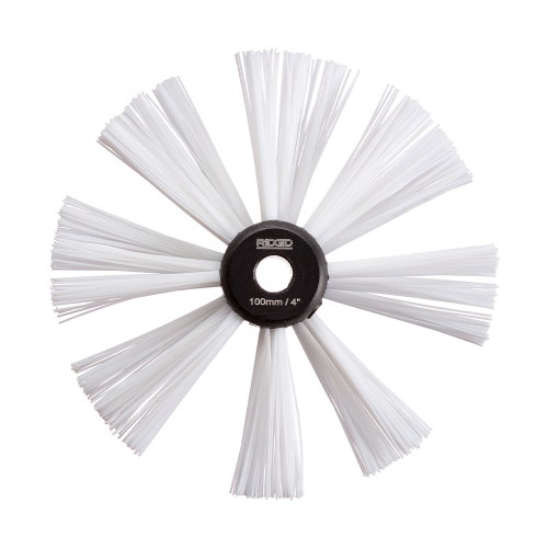 Immagine di Ridgid Spazzola in nylon con filamenti 0.5 mm per tubi da 100 mm, per stasatrice FlexShaft K9-204 68953
