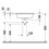 Immagine di Duravit STARCK 3 lavabo da incasso 56 cm monoforo, per incasso soprapiano, con troppopieno, con bordo per rubinetteria, colore bianco 0302560000